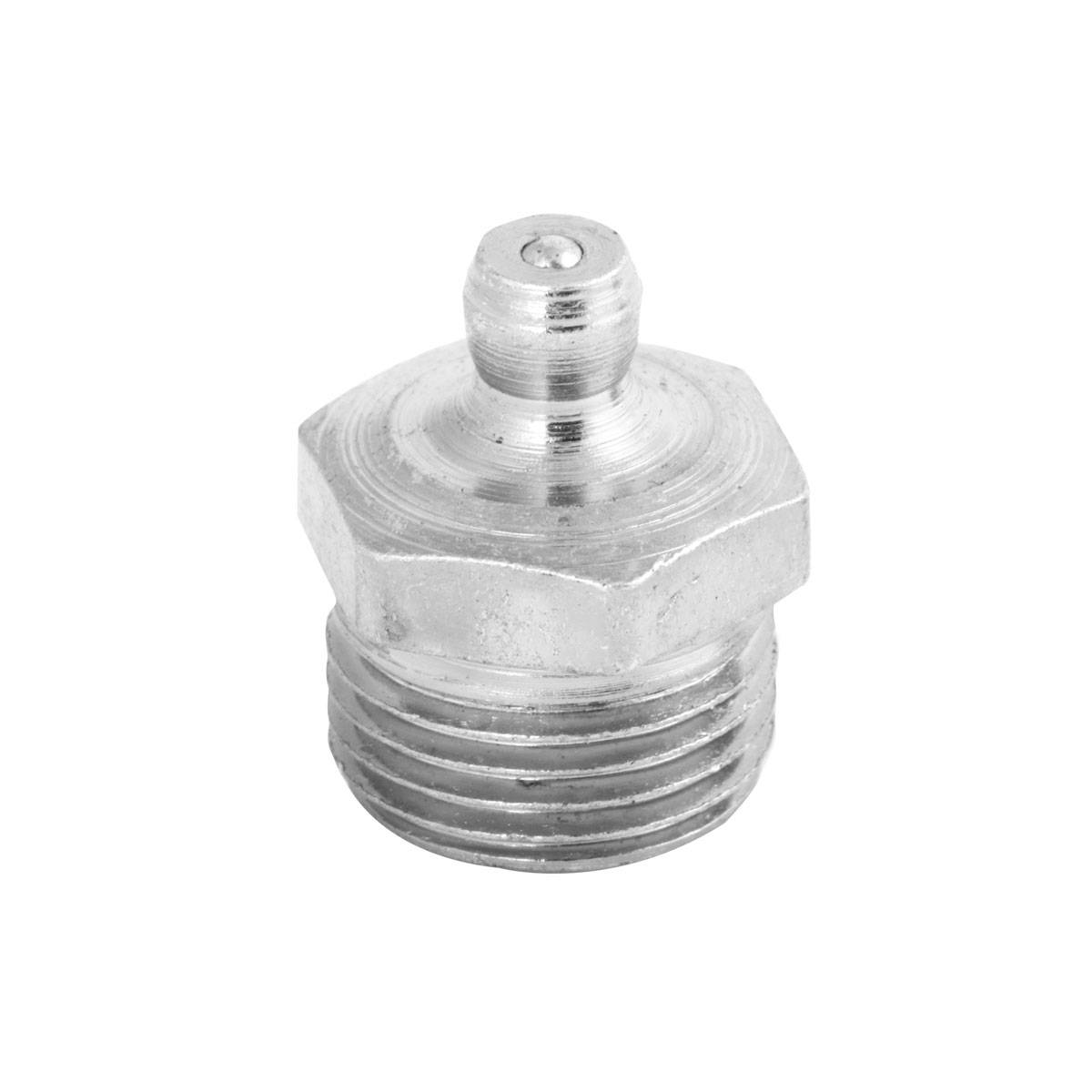 GRASERA 1/4-28 RECTA INOXIDABLE (Precio x pieza - Empaque c/100 pzas)