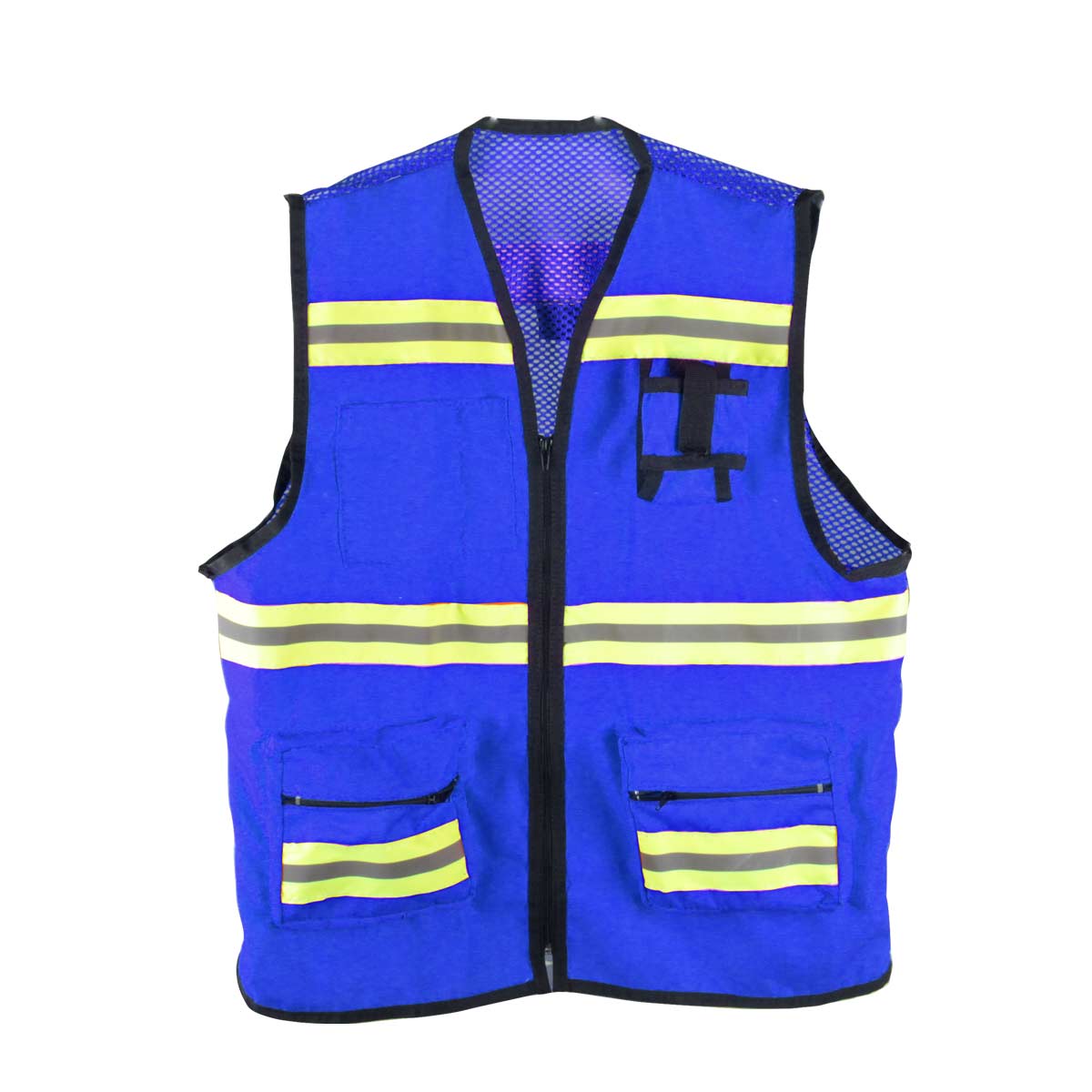 CHALECO TIPO GEOLOGO C/JERSY Y REF TEX BICOLOR AZUL REY L