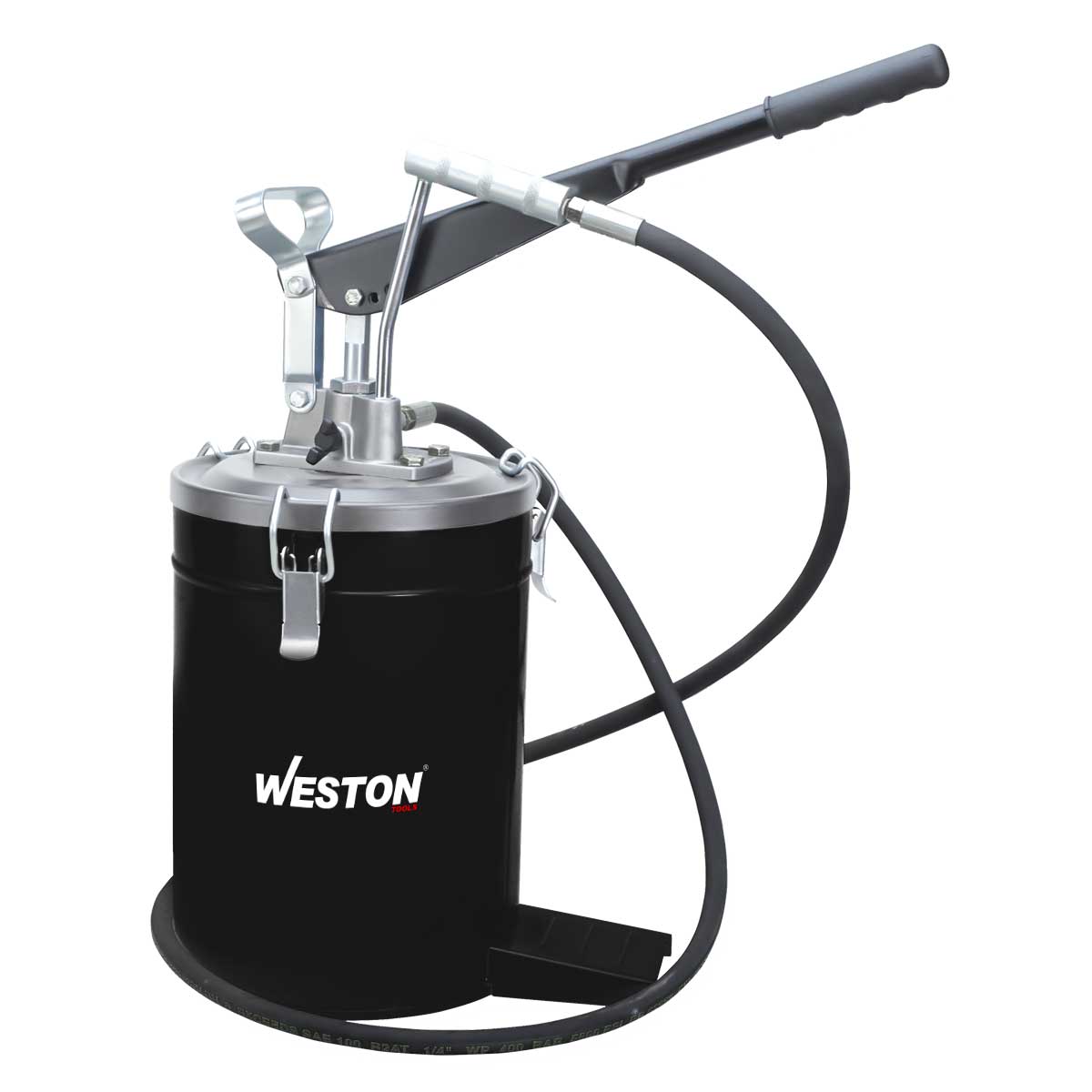 BOMBA D/ENGRASE 10KG C/MANGUERA 2M*1/4'' DI S/RUEDAS