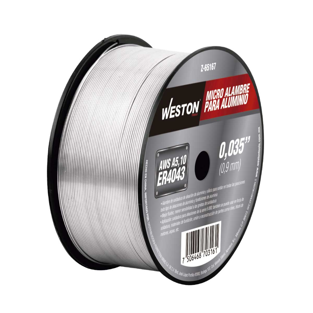 MICRO ALAMBRE P/ALUMINIO 4043 .030” (.5KG)