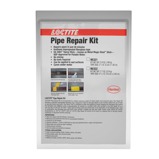 LOCTITE® KIT PARA REPARACION DE TUBERIAS 2" x 6"