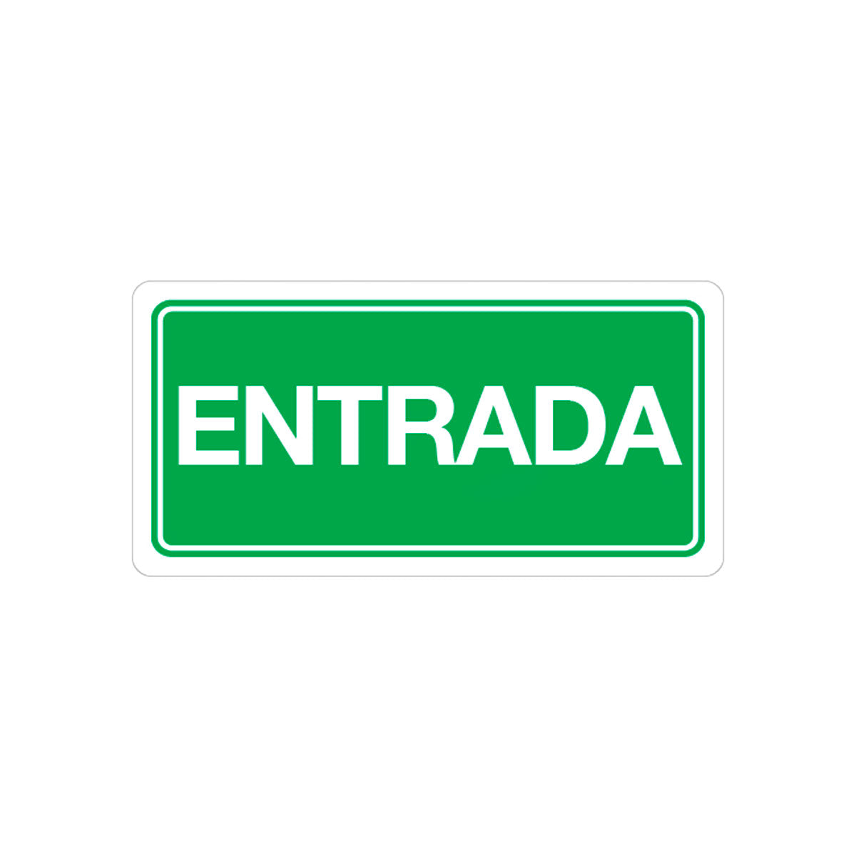 SEÑALAMIENTO ENTRADA 15 X 30CM