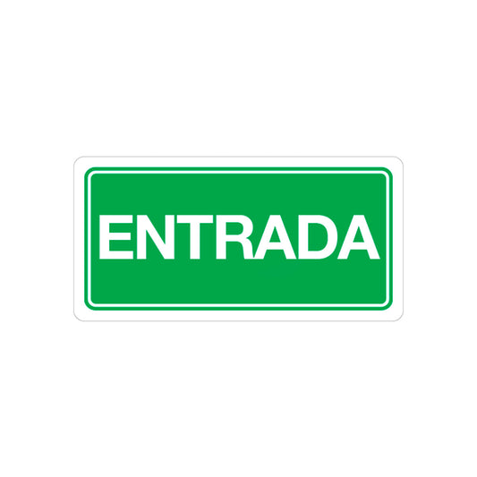 SEÑALAMIENTO ENTRADA 15 X 30CM