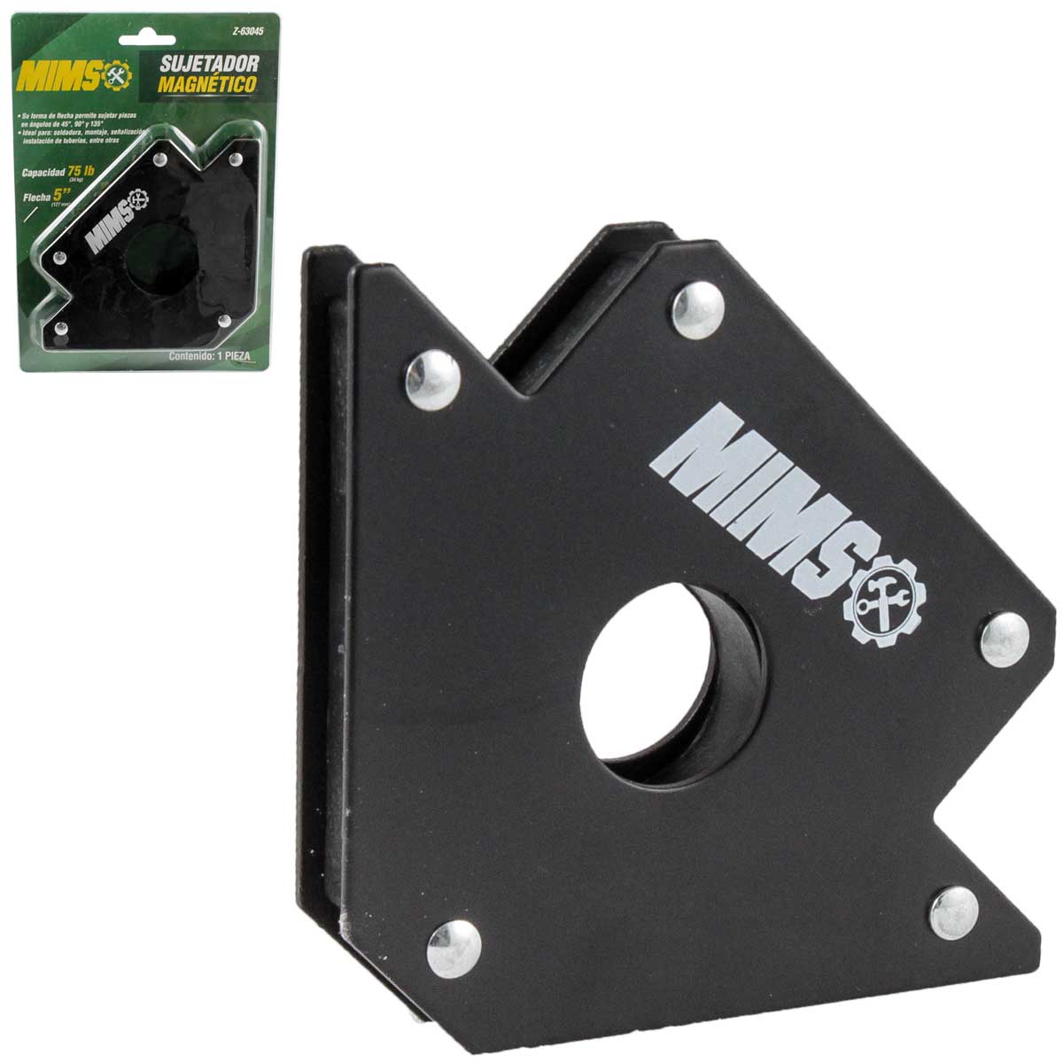 FLECHA SUJETADOR MAGNÉTICO P/SOLDAR 3"