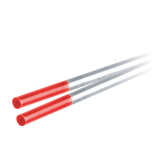 ELECTRODO D/TUNGSTENO 2% TH. ROJO 1/16"X 7" (10 PZS.)